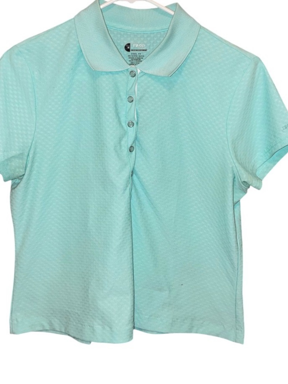Izod Light Mint Polo Golf women’s Shirt Bundle SZ S/M - Picture 2 of 10